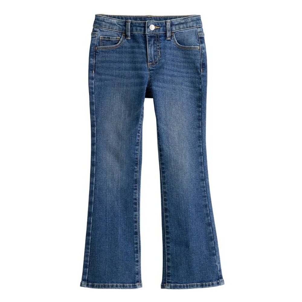 Girls 4-12 Jumping Beans Core Denim Bootcut Jeans, Girl's, Med Blue